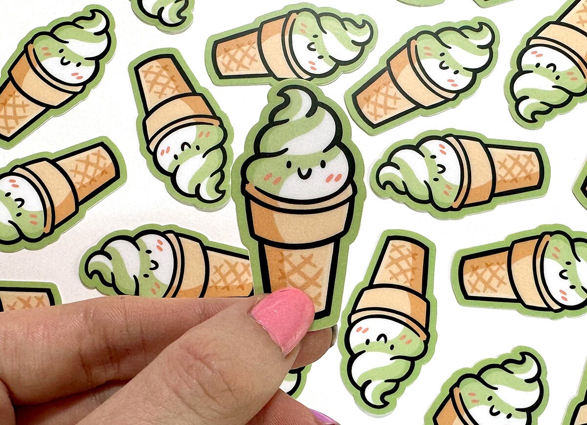 Matcha Twist Mini Sticker