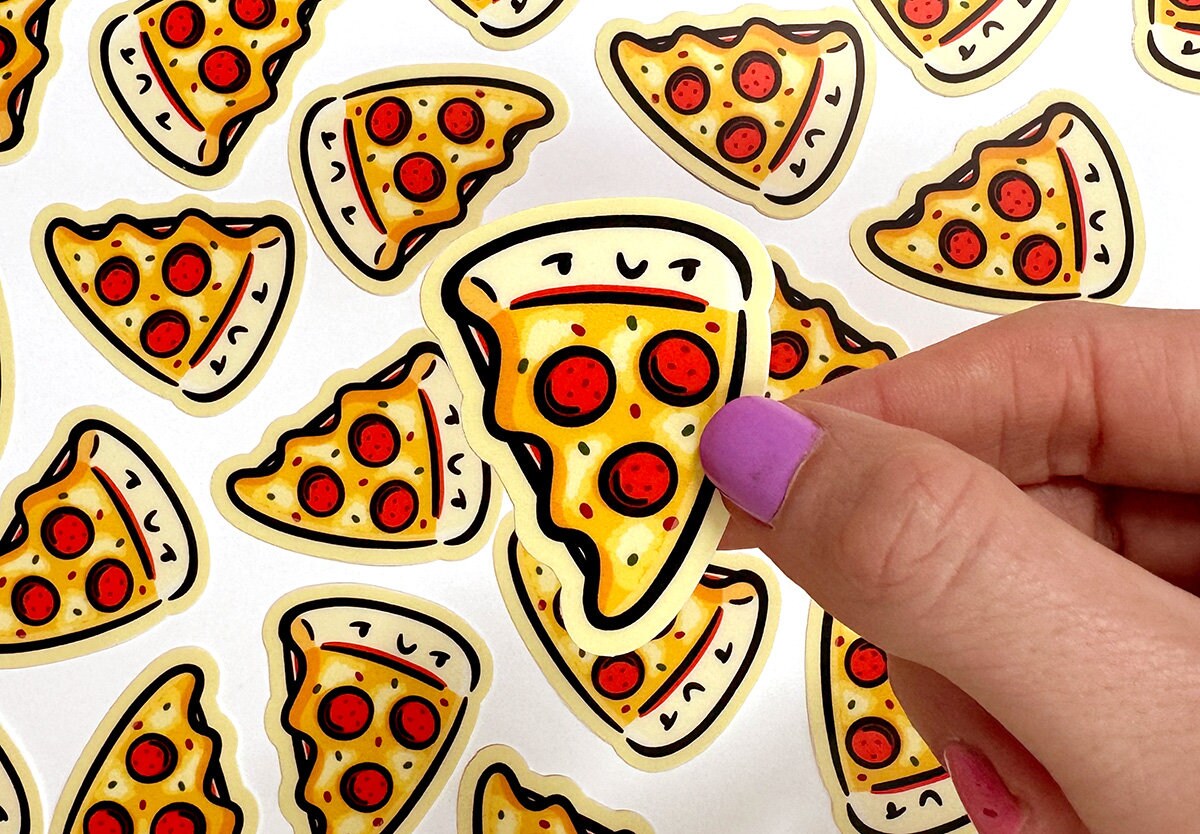 Pepperoni Pizza Mini Sticker