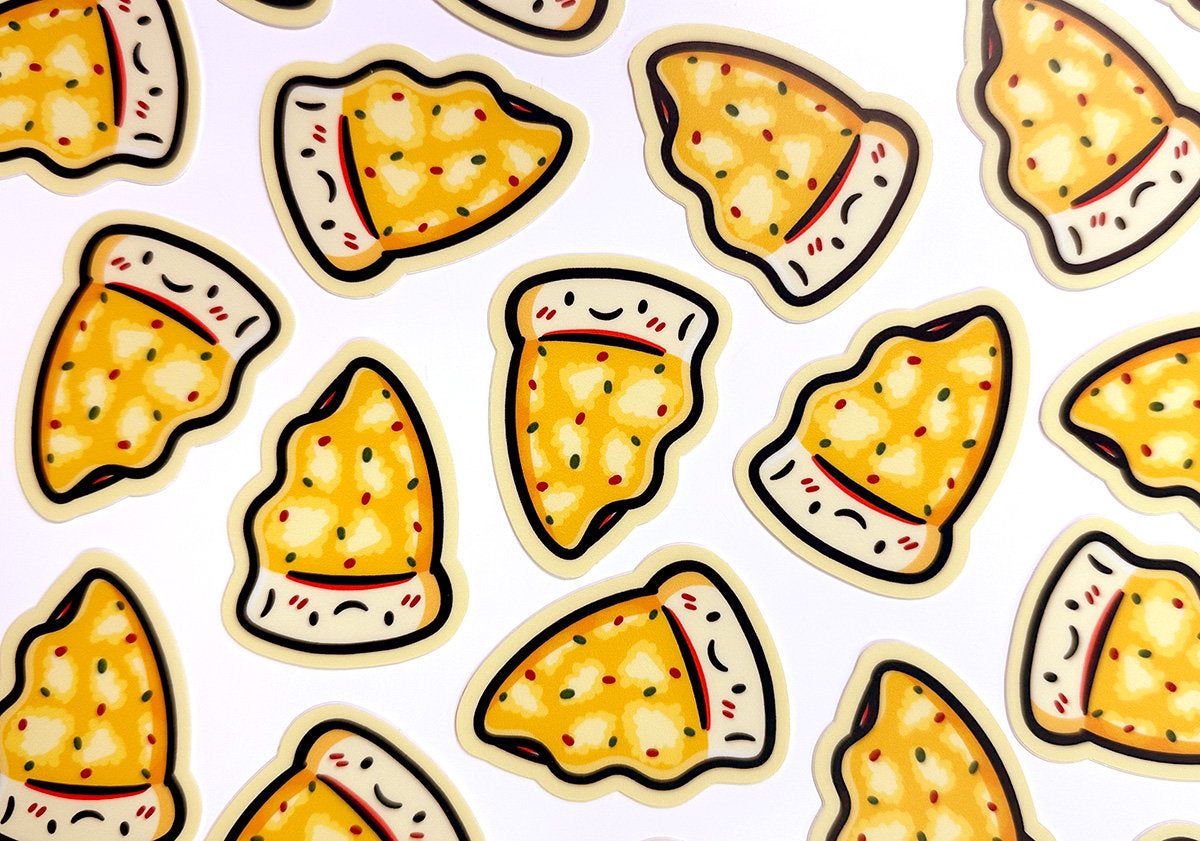 Cheese Pizza Mini Sticker