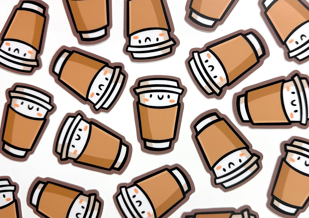 To-Go Coffee Cup Mini Sticker