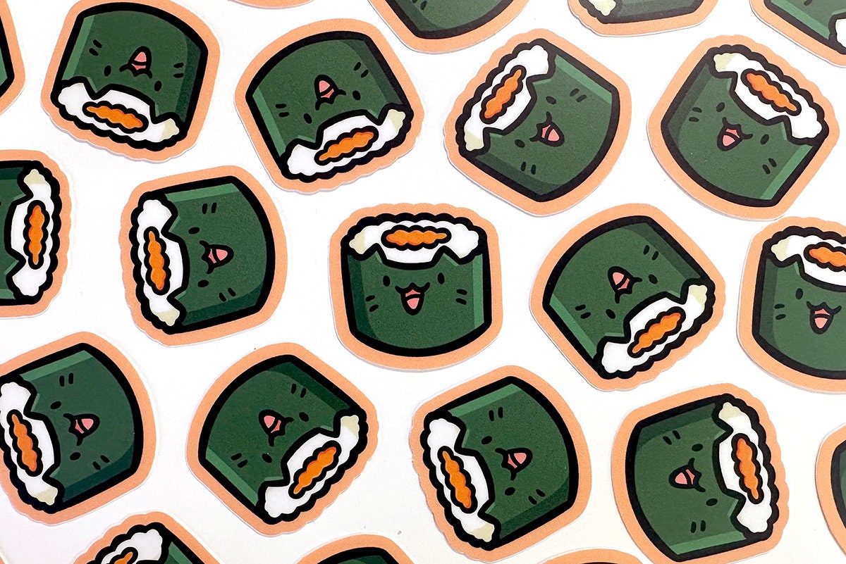 Sushi Cat Mini Sticker