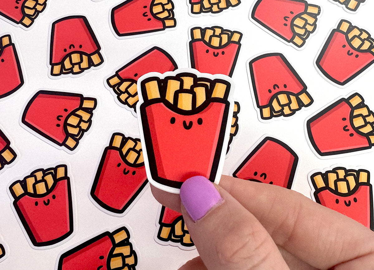 French Fries Mini Sticker