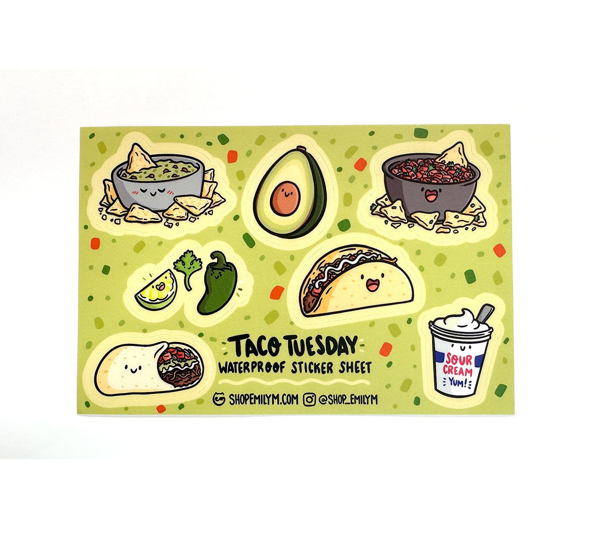 Taco Tuesday Sticker Sheet