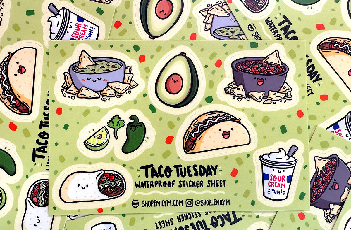 Taco Tuesday Sticker Sheet