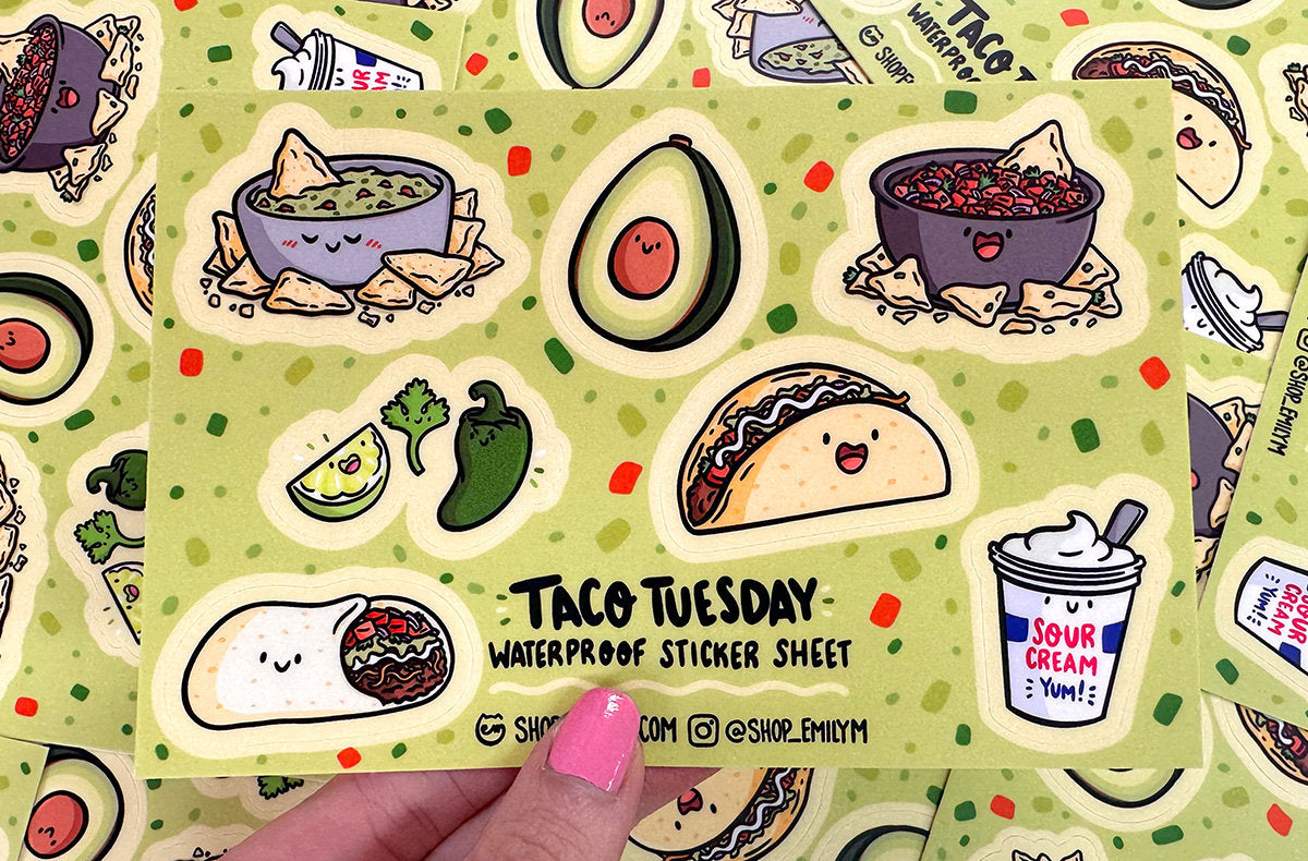 Taco Tuesday Sticker Sheet