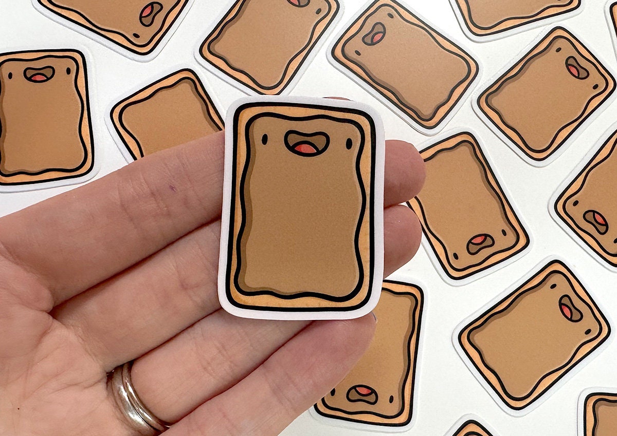Toaster Pastry Mini Sticker (Brown Sugar)