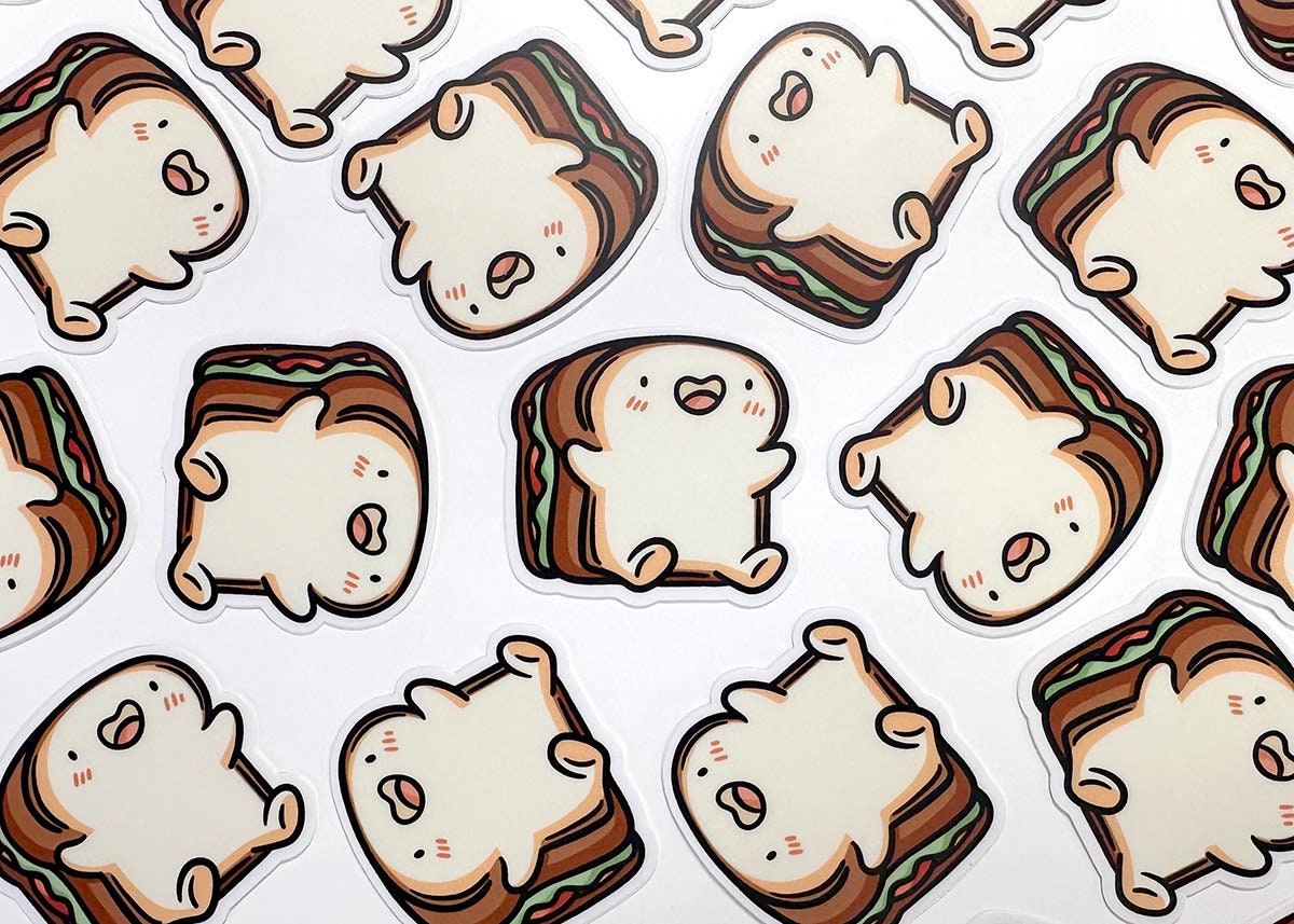Sandwich Dude Mini Sticker