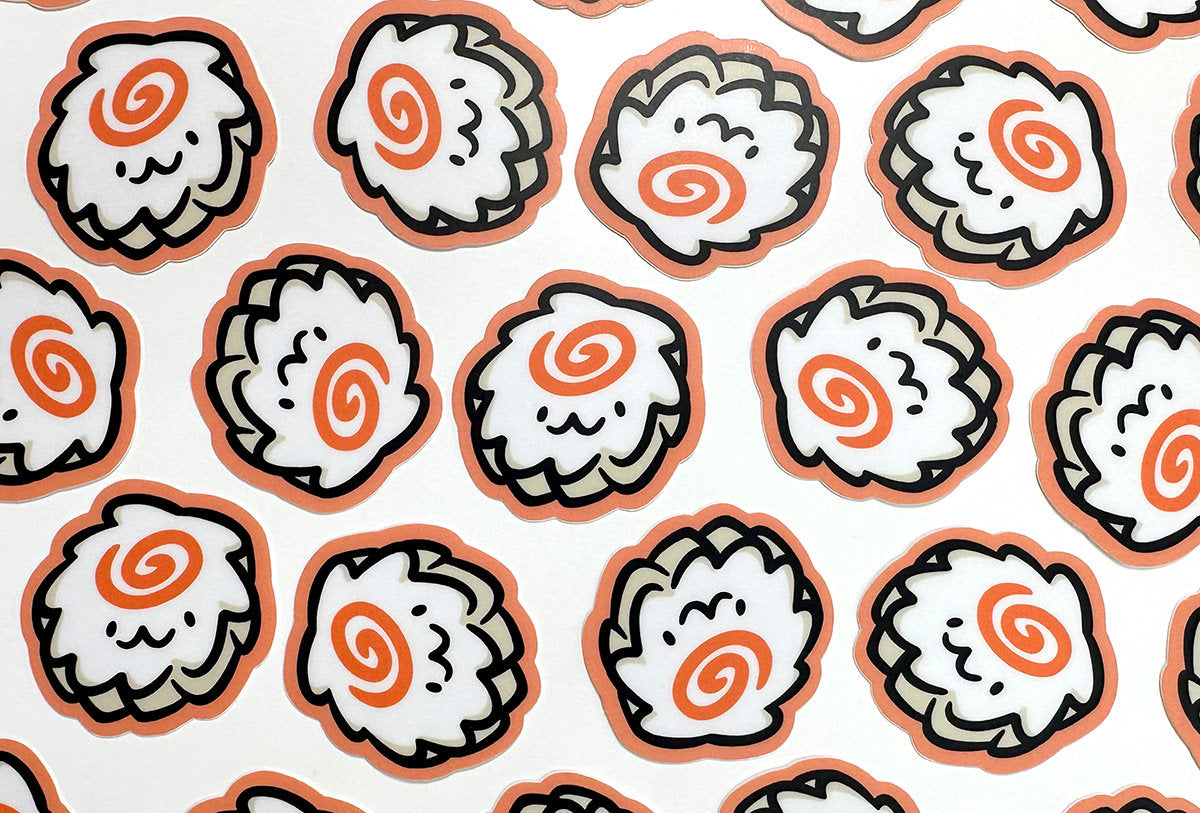 Narutomaki Fish Cake Mini Sticker