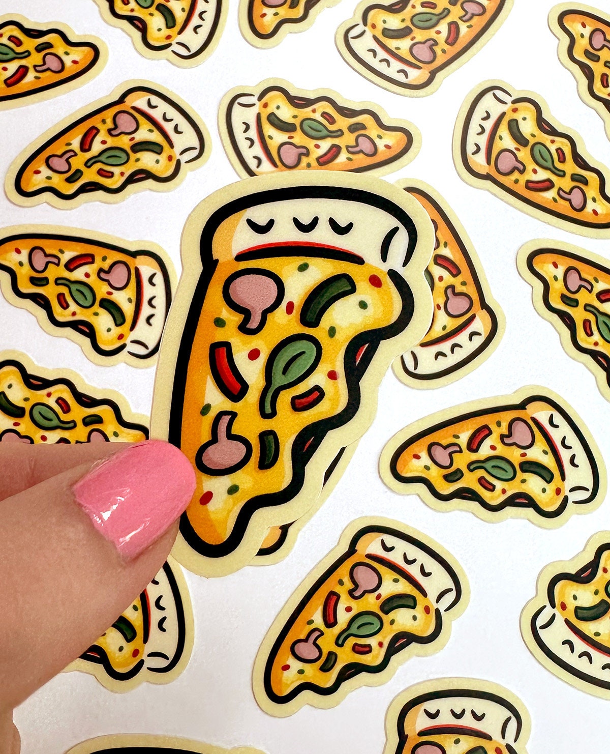 Veggie Pizza Mini Sticker