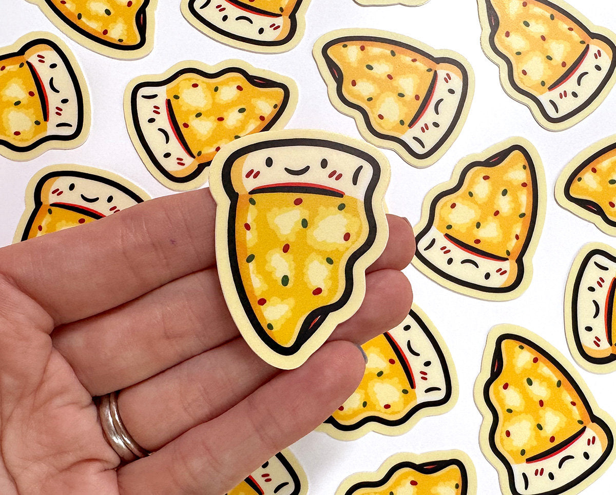 Cheese Pizza Mini Sticker