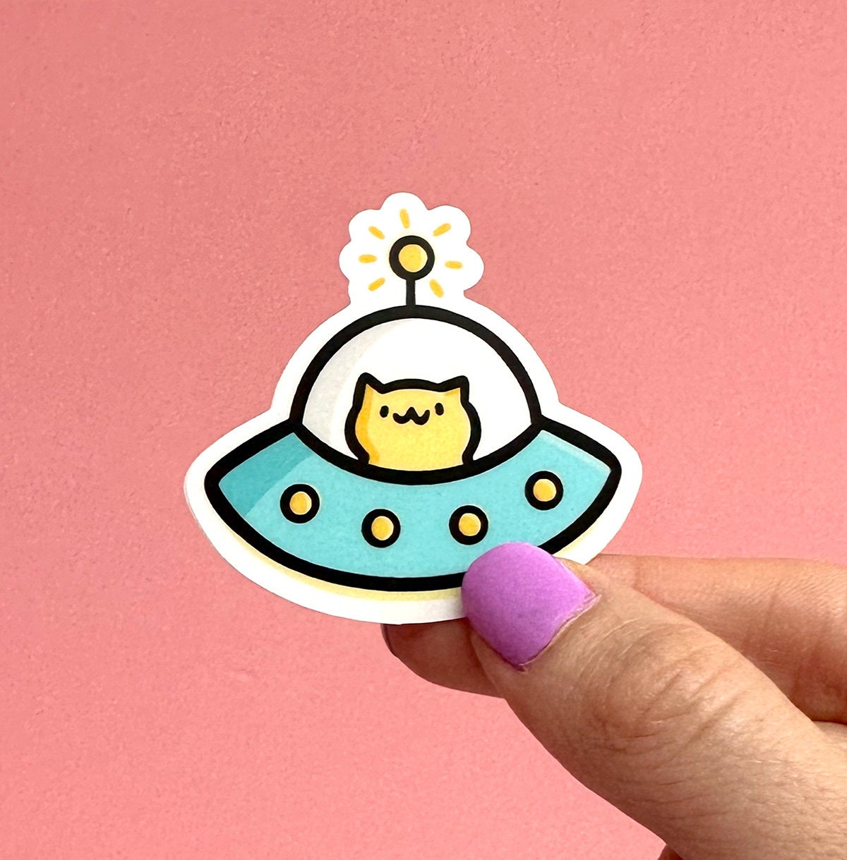 Space Cat Mini Sticker