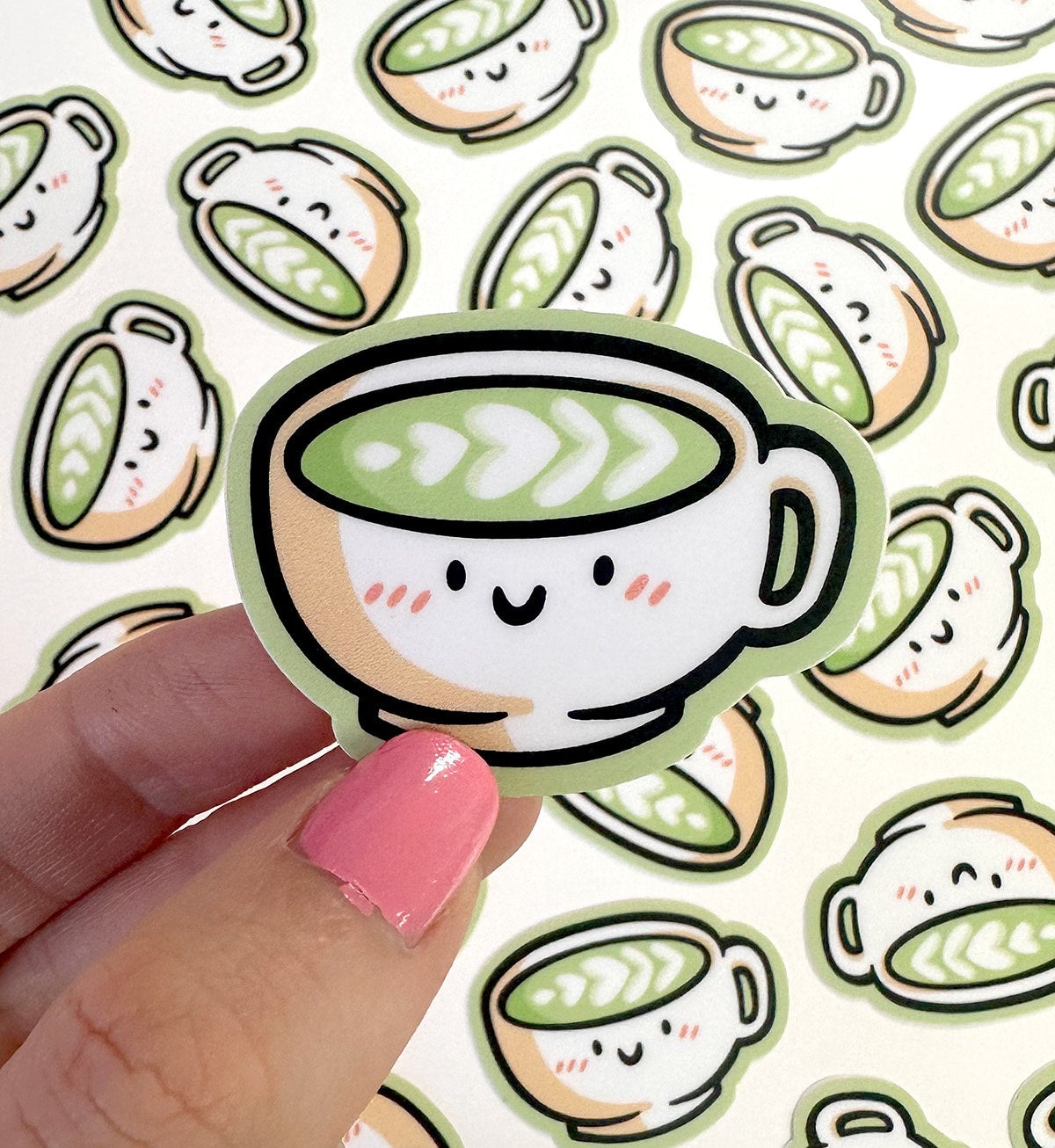 Matcha Latte Mini Sticker