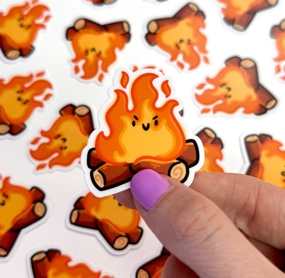 Campfire Mini Sticker