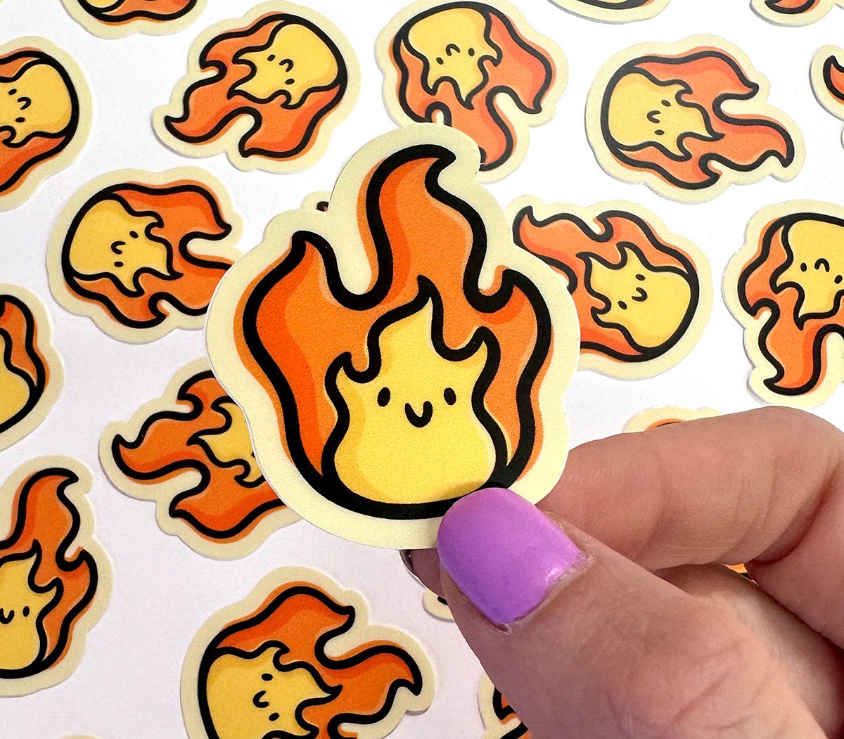 Flame Mini Sticker
