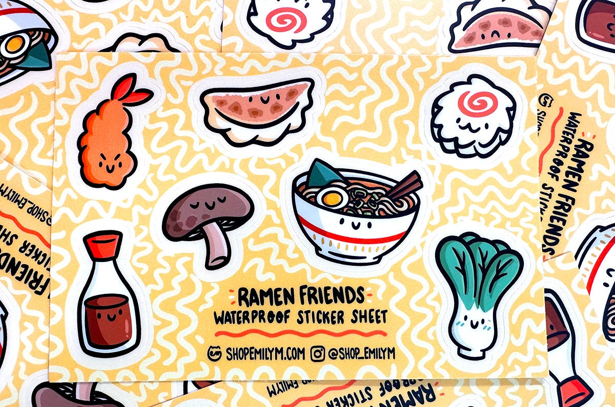 Ramen Friends Sticker Sheet