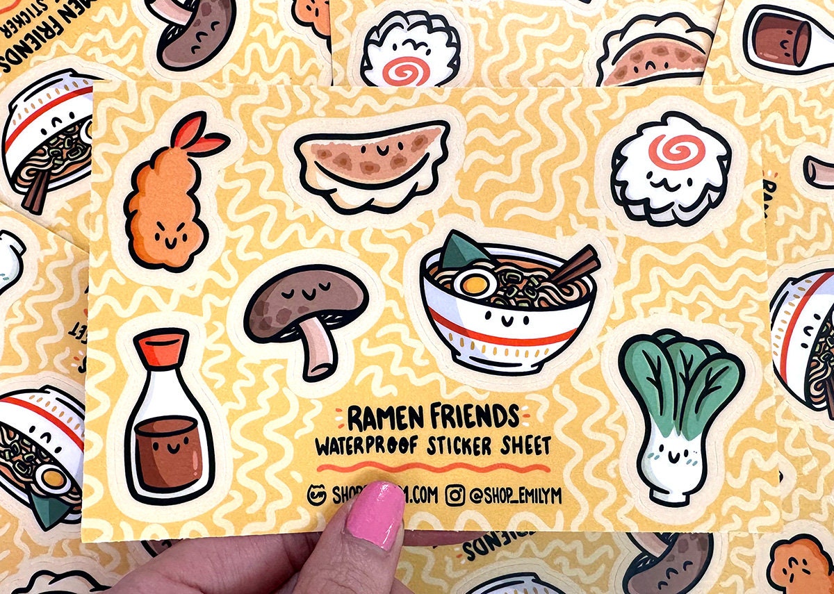Ramen Friends Sticker Sheet