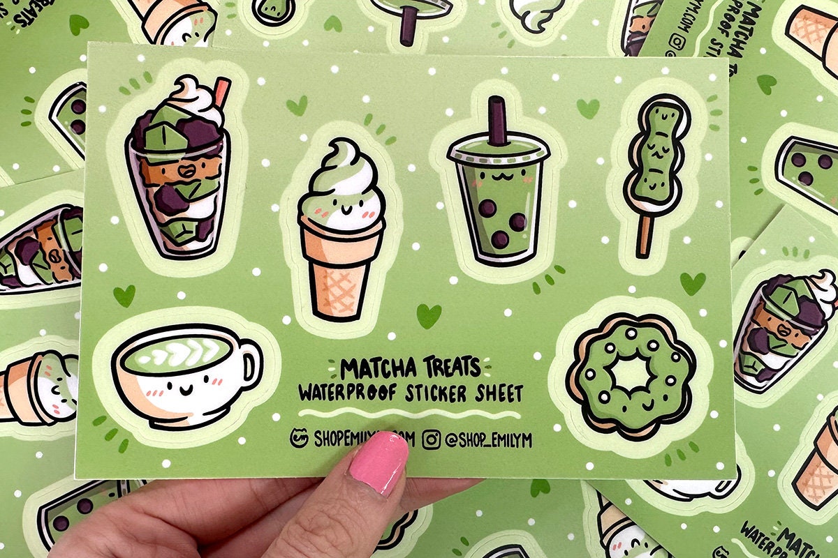 Matcha Treats Sticker Sheet