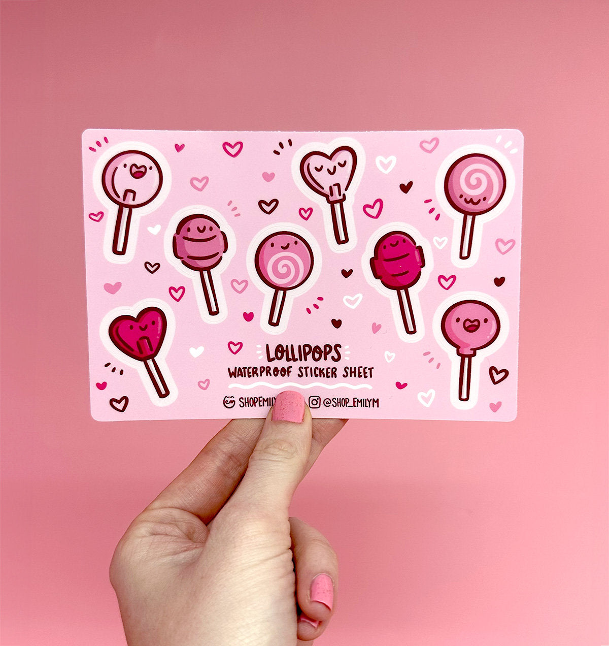 Lollipops Sticker Sheet