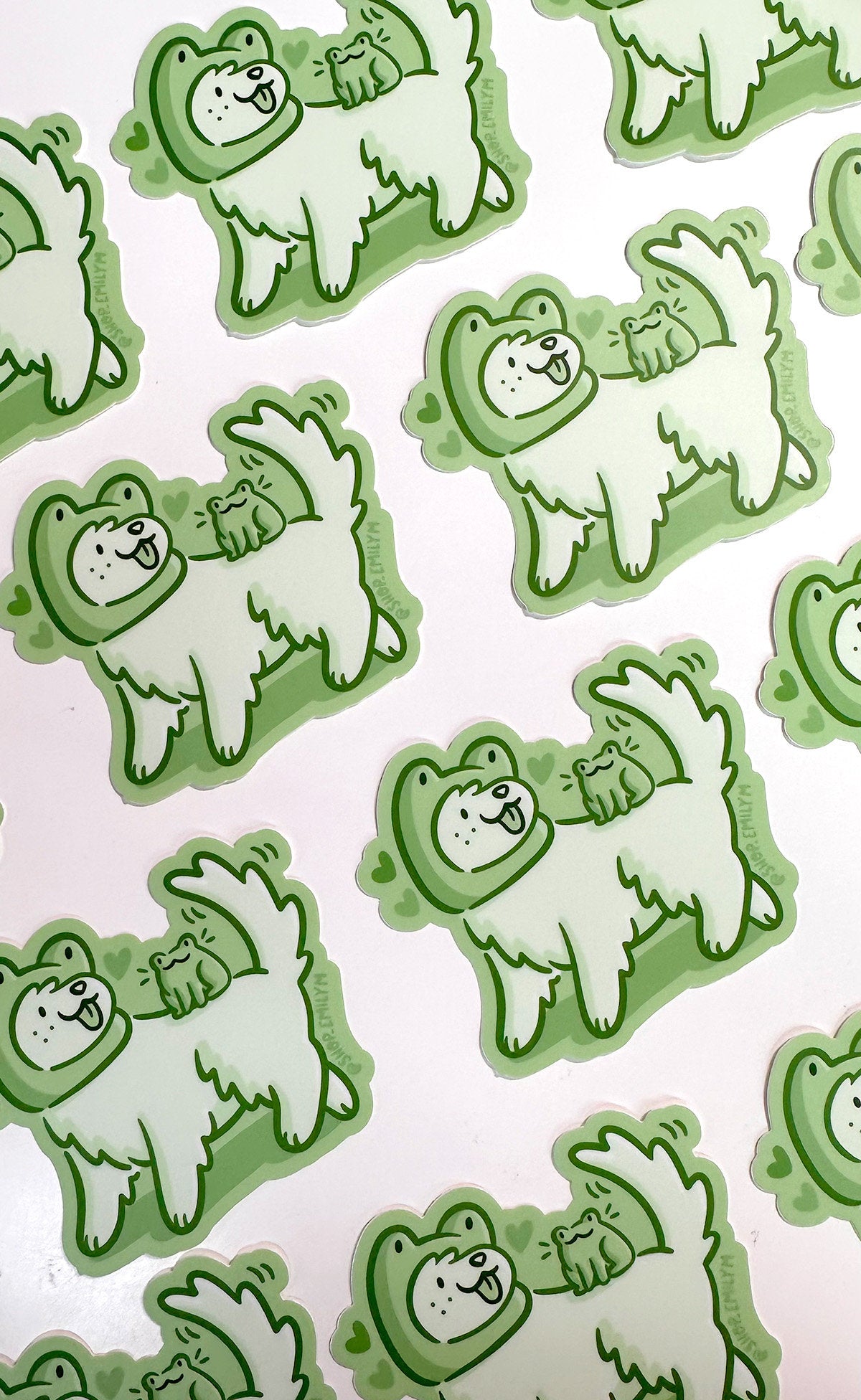 Frog Dog Sticker