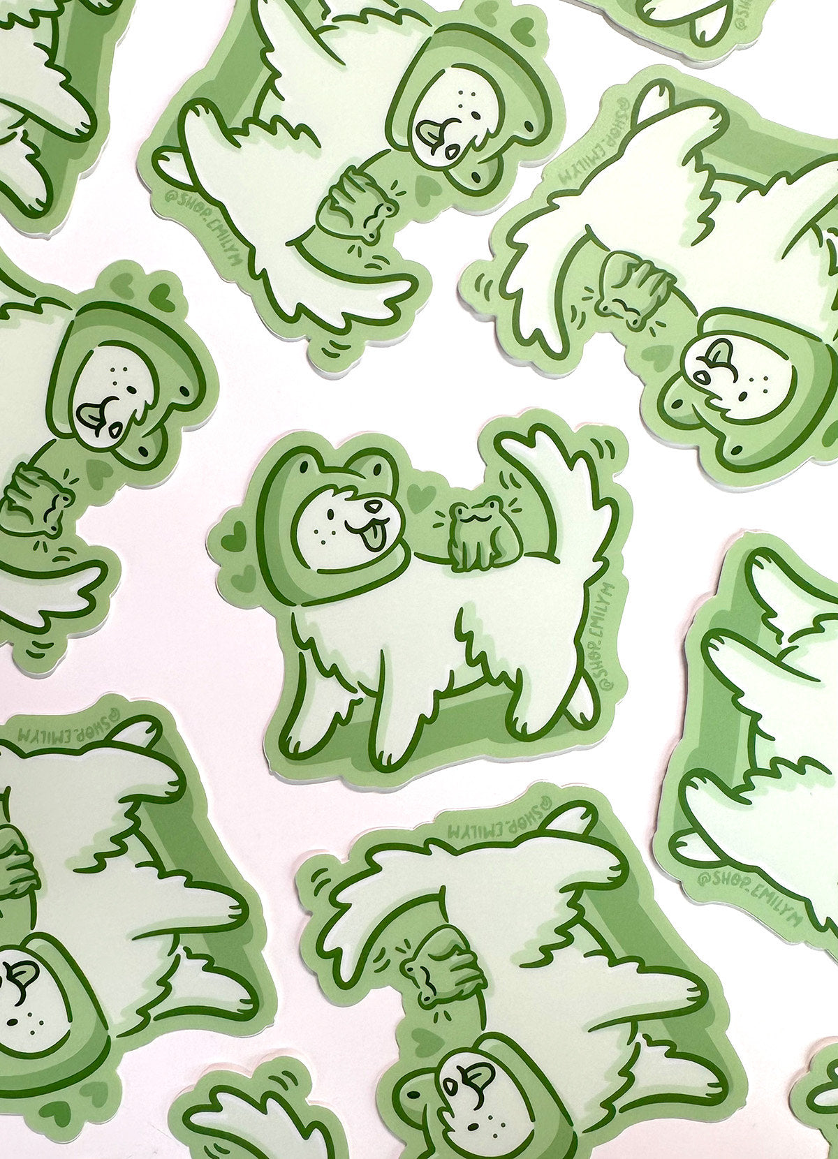 Frog Dog Sticker