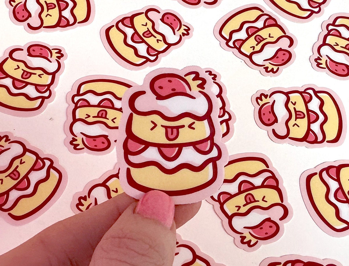 Strawberry Shortcake Mini Sticker