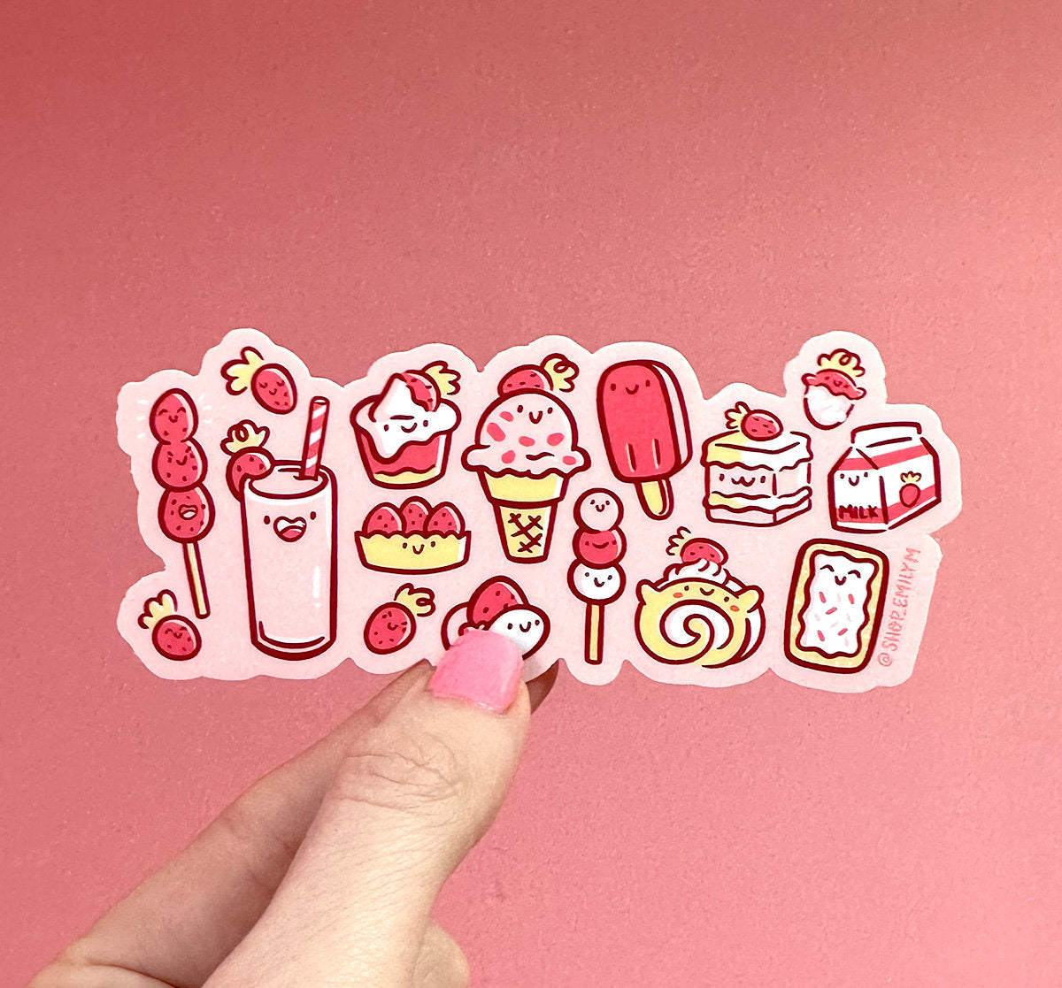 Strawberry Treats Sticker