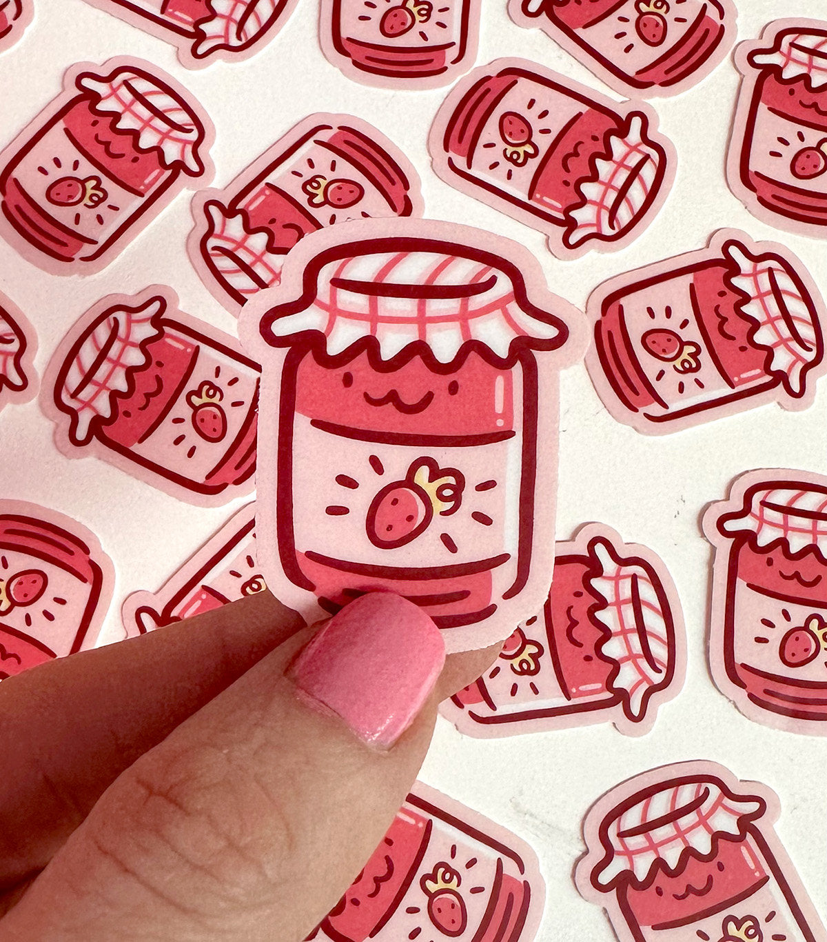 Strawberry Jam Mini Sticker