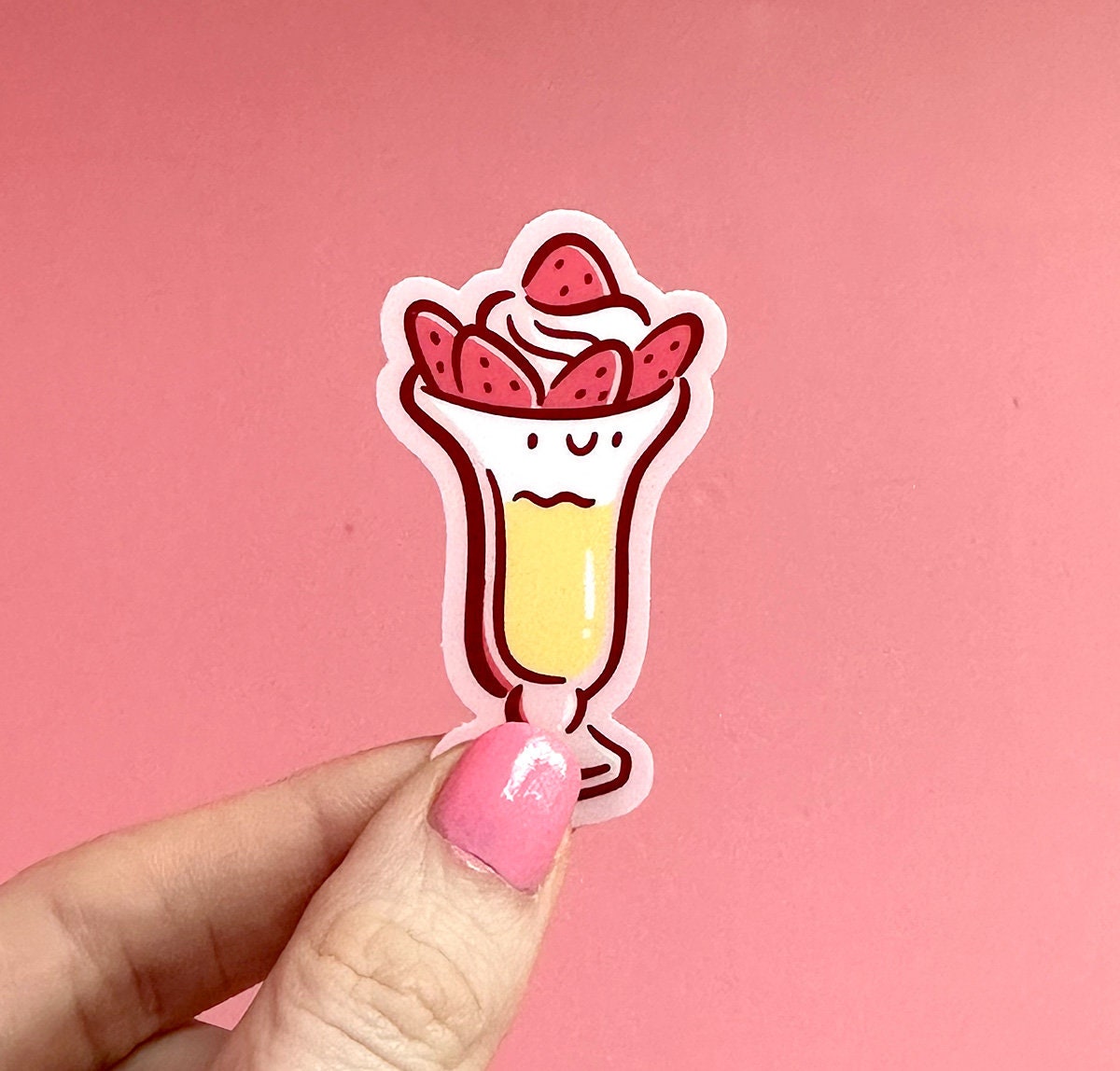 Strawberry Parfait Mini Sticker